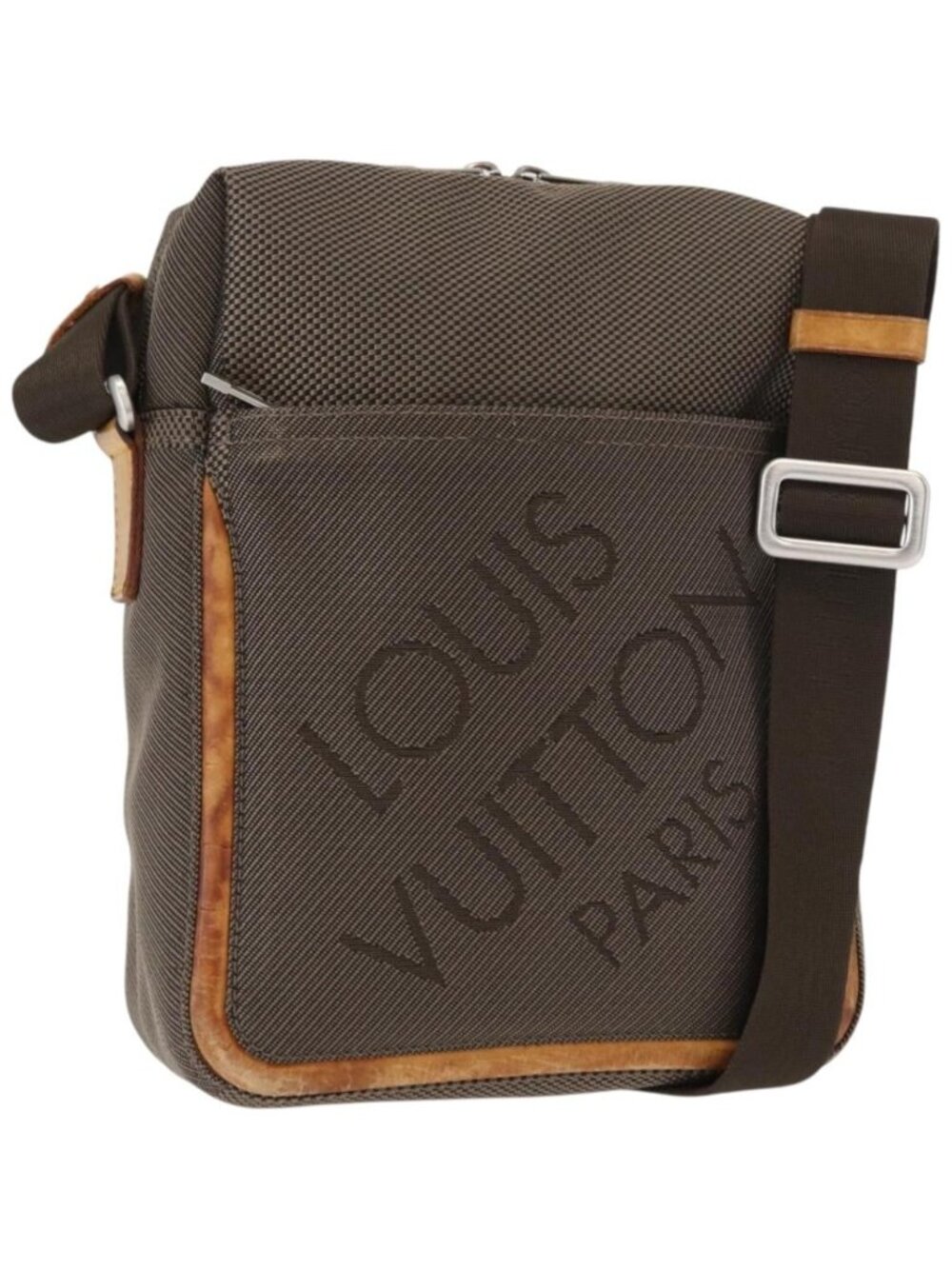 LOUIS VUITTON Damier Geant Sitadan MM Shoulder Bag Brown M93040